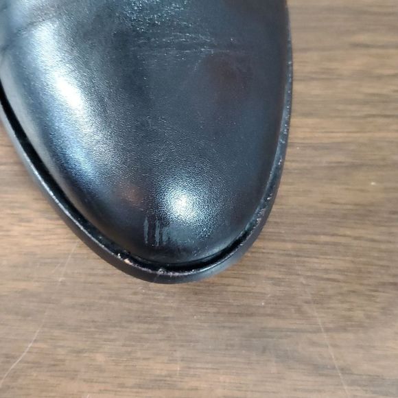 Charles David "Rumble" Equestrian Knee High Black Leather Riding Boot Size 10 - Picture 13 of 15